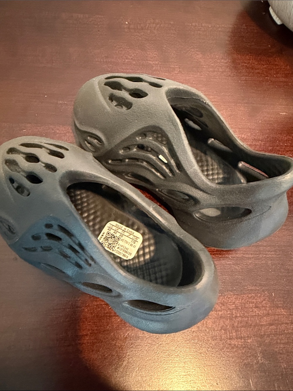 Yeezy Kids Foam Slip-On Clog in Black